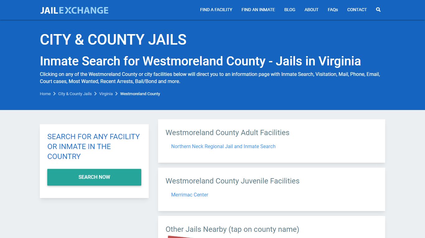 Westmoreland County Jail Inmates | Arrests | Mugshots | VA